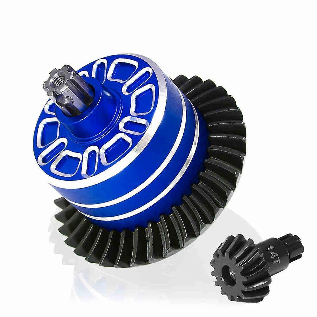 Differential Case and Steel Differential Gear Set Blue 35T - 14T