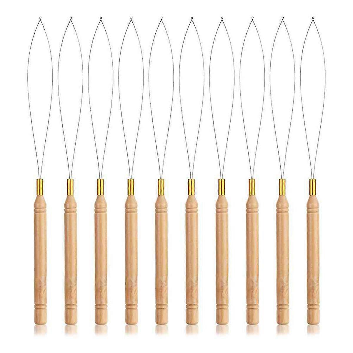 Hair Extensions Loop Needle Threader Pulling Hook, Needle Threaders