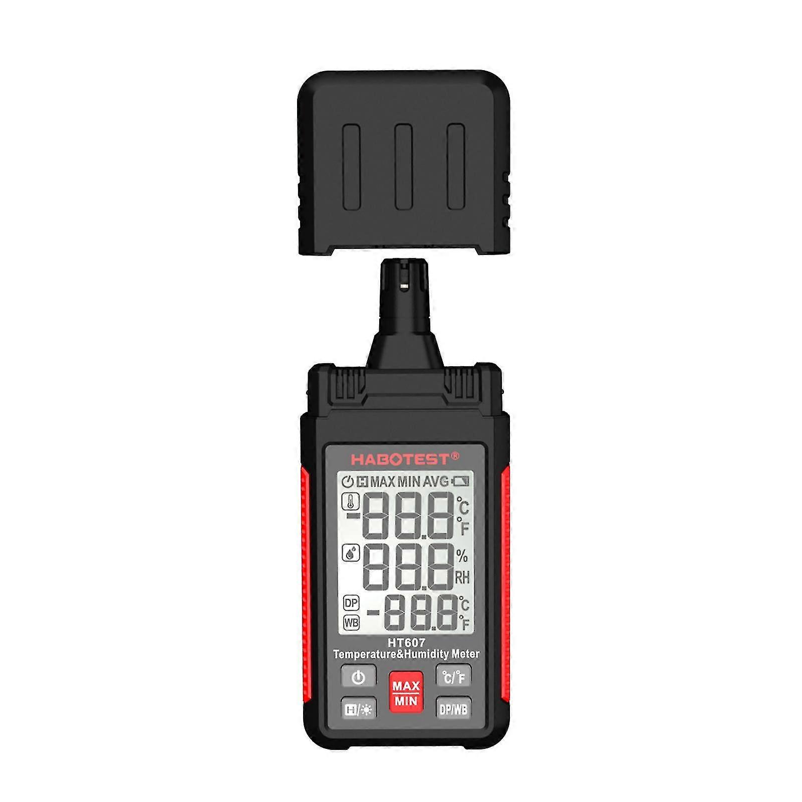 Igrometro digitale HABOTEST HT607 - Misuratore di temperatura e umidità portatile