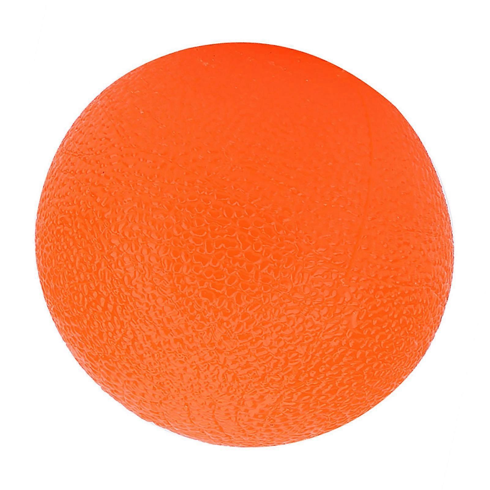 Silicone Massage Grip Ball for Hand Finger Strength Exercise for Body Builders Computer Workers(Orange 20)