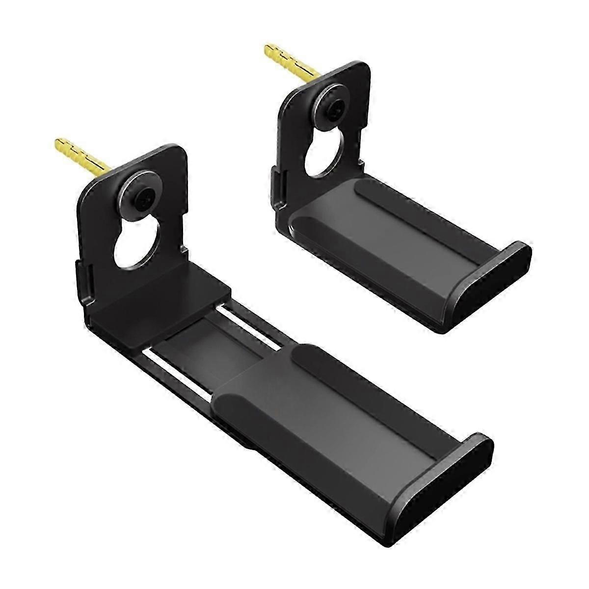 2PCS Speaker Wall Mount Floating Rack for Heavy Duty Center Channel,Surround Sound Enhancements Spe