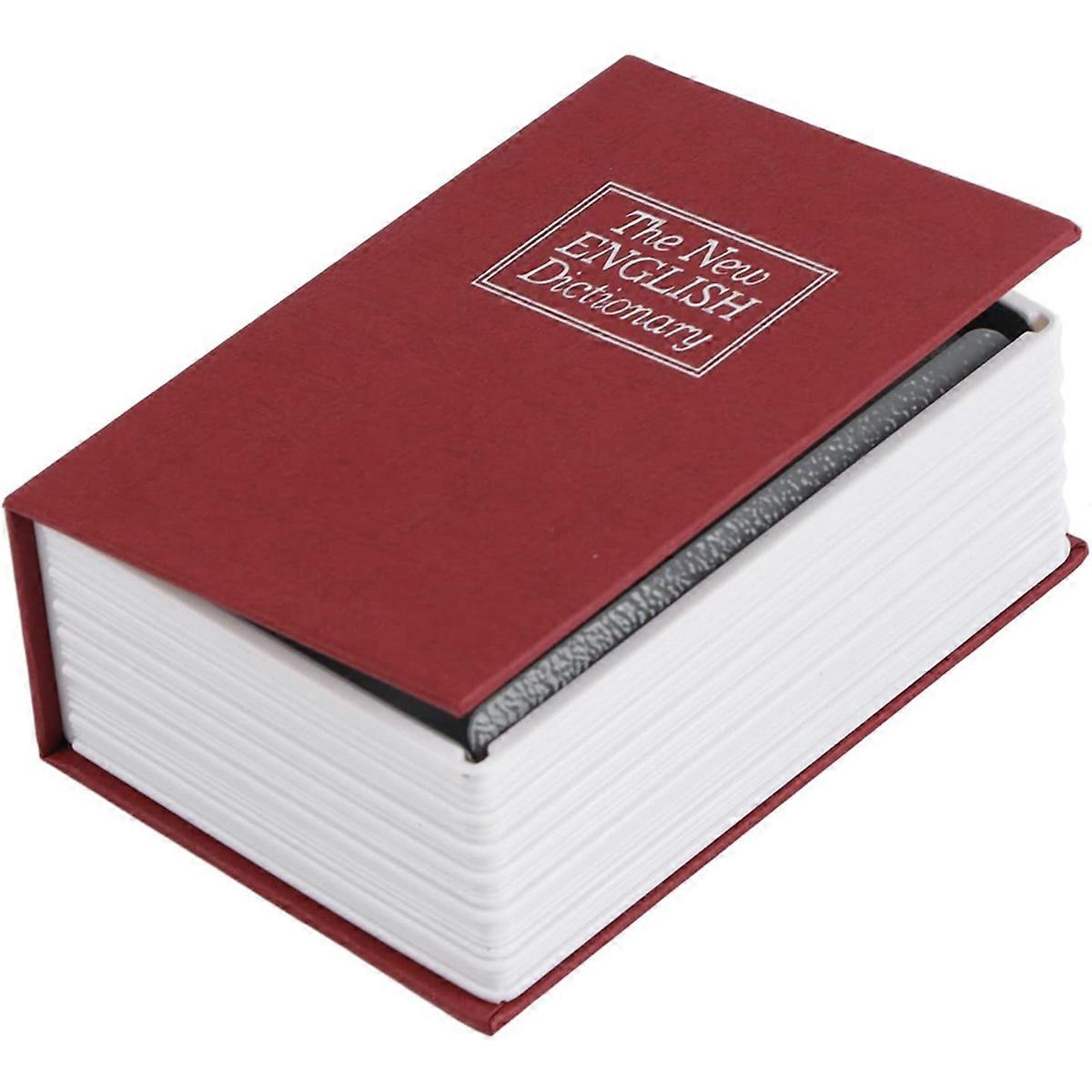 imitates the look of a book and is perfect for home (mini red)