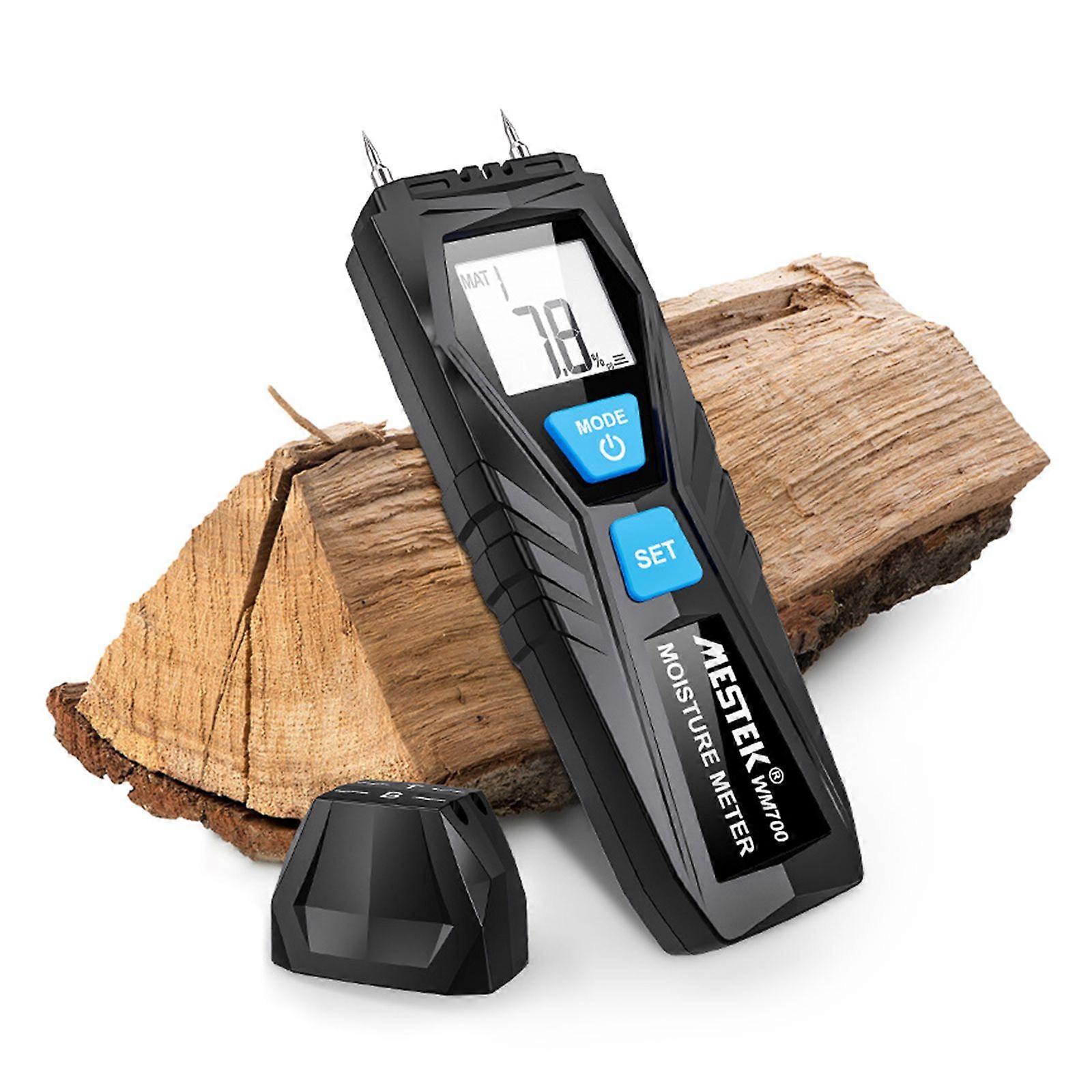 Handheld Wood Moisture Tester Meter / Switchable Auto Calibration Detector