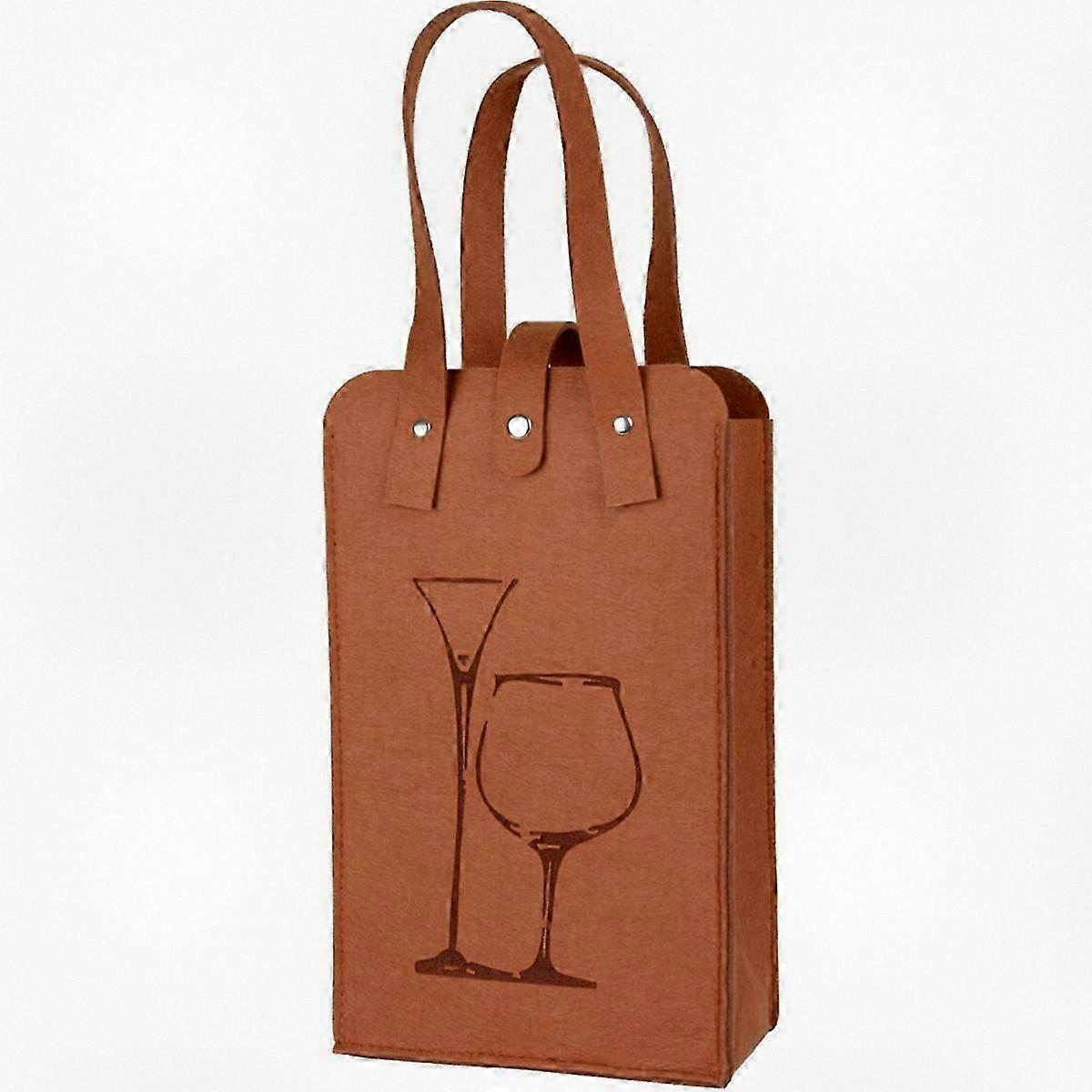 Double Layer Insulated Wine Tote Bag, Portable Beverage Cooler for Travel, Reusable Thermal Carrier for Drinks