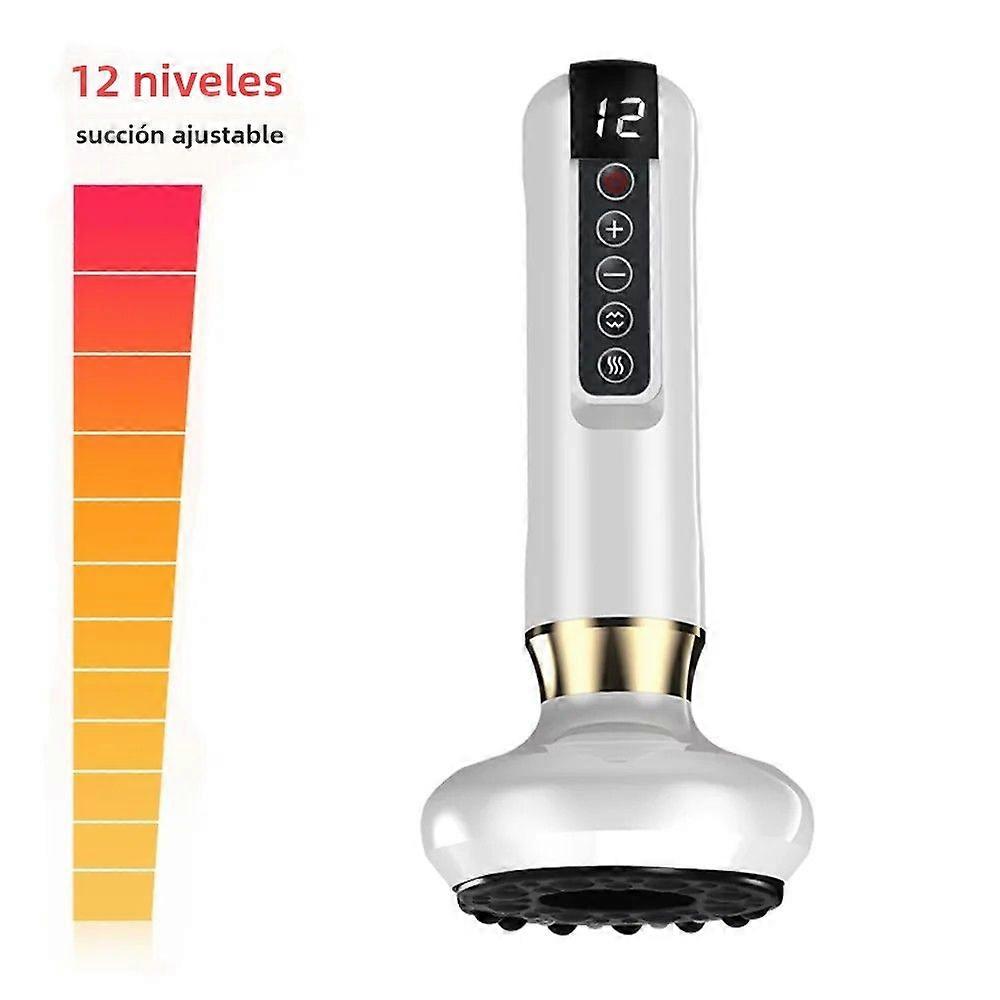 Electric Suction Cup Massager for Beauty and Health Anti-Cellulite with Gua Sha, Infrared Heat, and Scraping