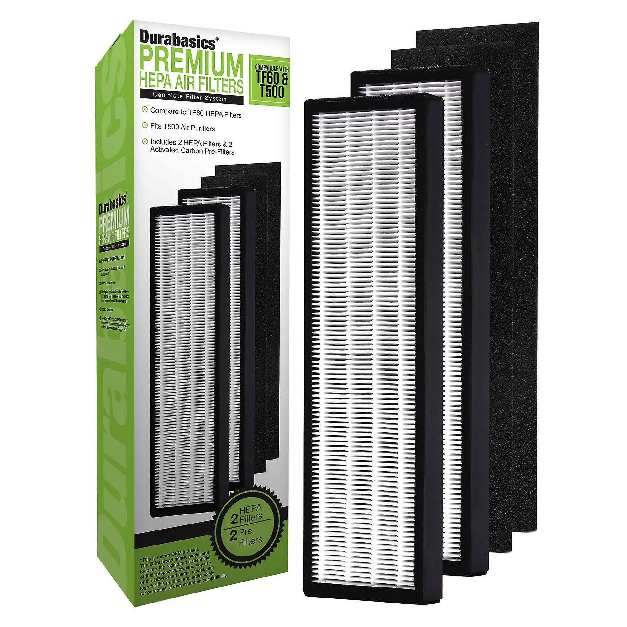 2 Pack HEPA Filters Compatible Replacement for Air Purifiers