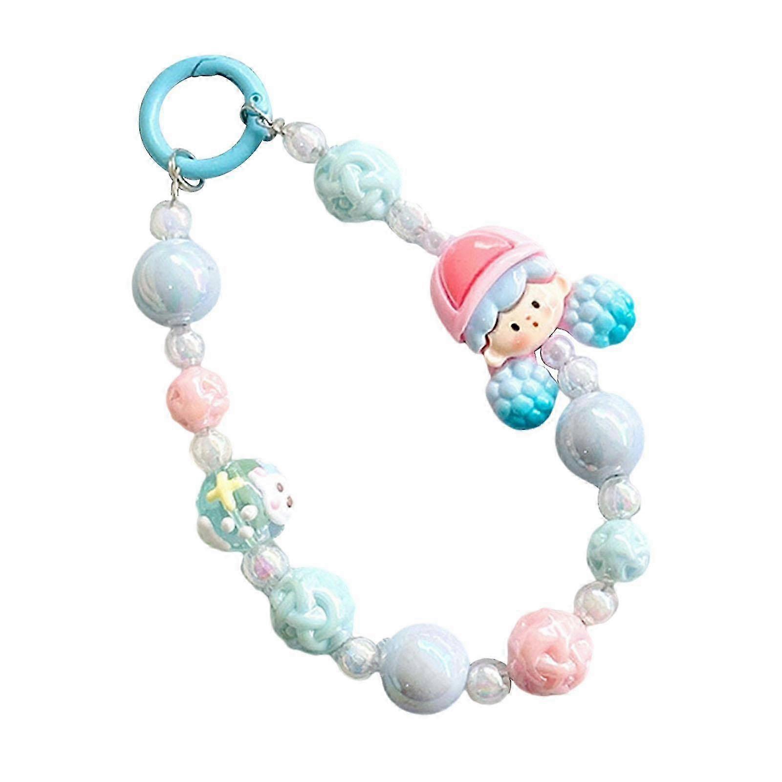 Beads Keychain Easy to Store Mini Pendant for Daily Use Decorations Car Keys CYQ