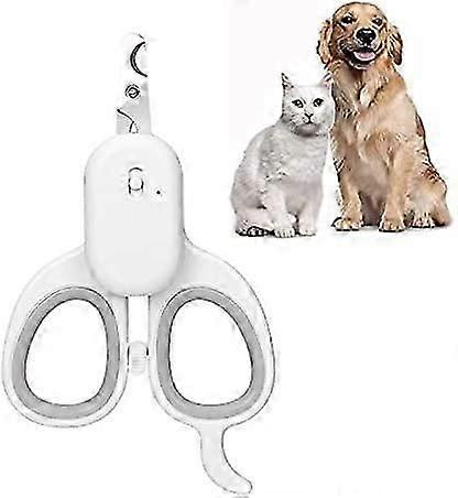 Cat Nail Clippers,Portable,LED Pet Nail Clippers with Light,Professional,Cat Rabbit Accessory