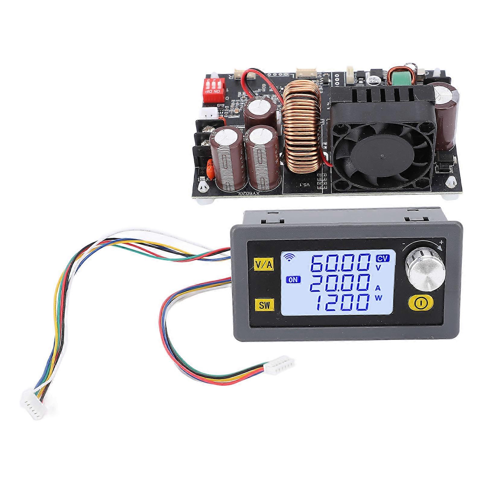 XY6020L CNC Adjustable DC Power Supply 20A 1200W Constant Voltage Bucking Module 5V 9V 12V 24V 36V 48V 60V Output