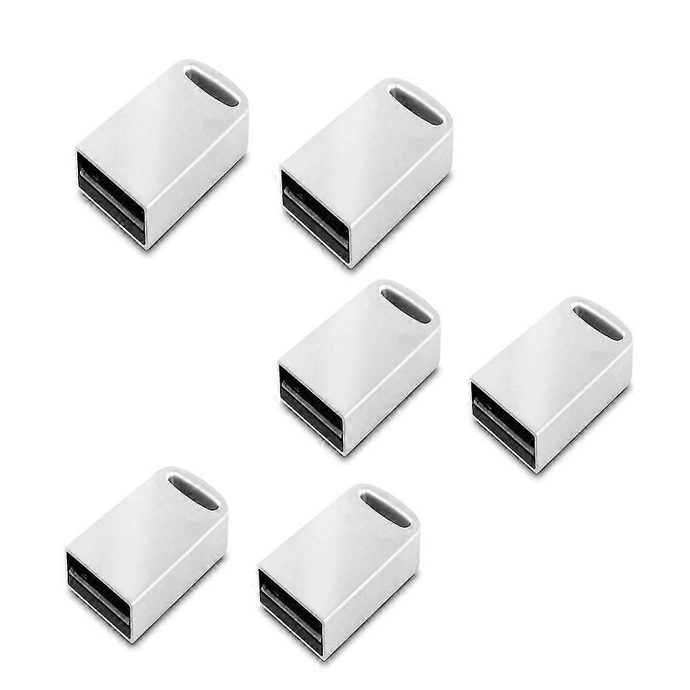 6 Pack Flash Usb 2.0 Memory Stick Thumb Drive