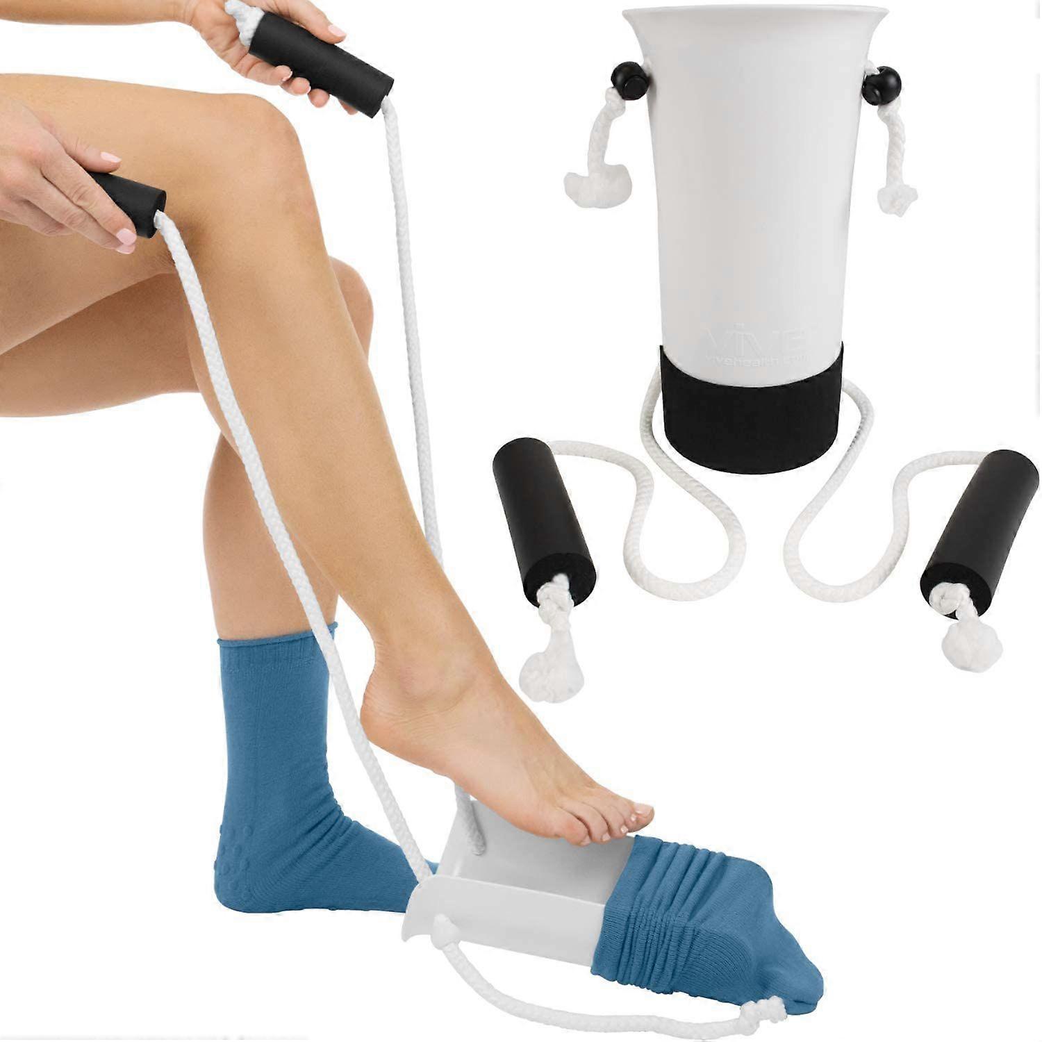 Sock Aid - Easy On and Off Stocking Slider- Compression Sock Helper Aide Tool (D-4)