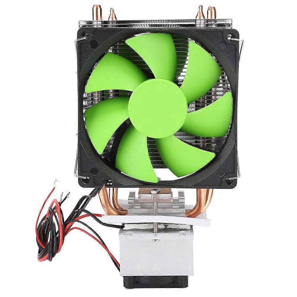 Dual Fan Electronic Semiconductor Cooler DIY Refrigeration System Manufacturing Kit