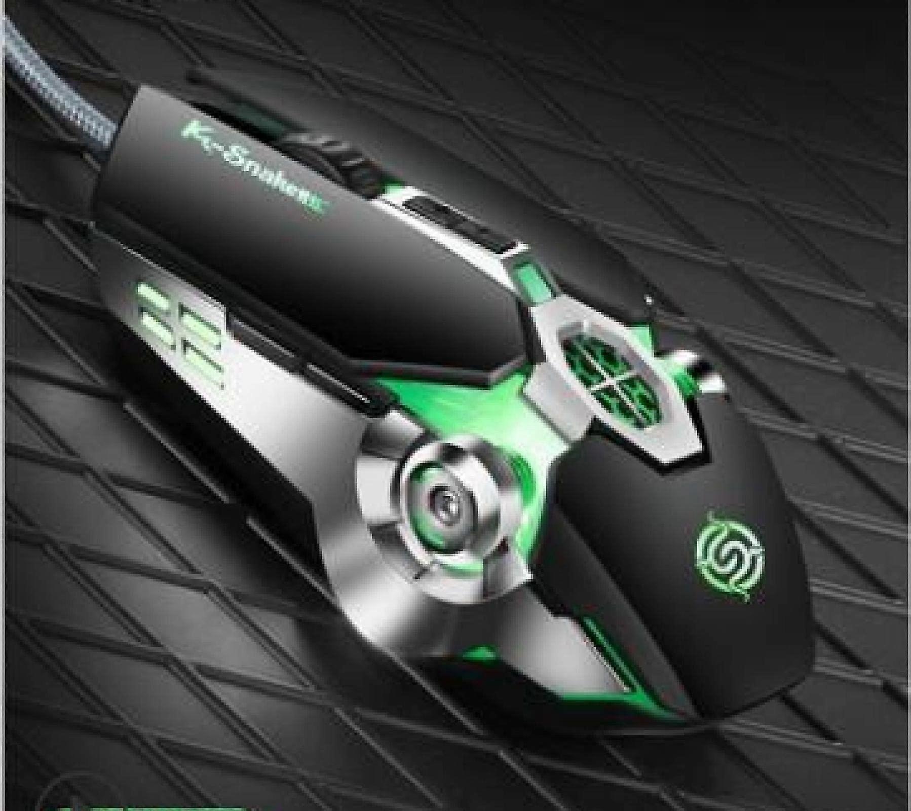 Viper Q7 Mouse Game Wired Luminous Computer USB Mechanical Gaming Mouse Black
