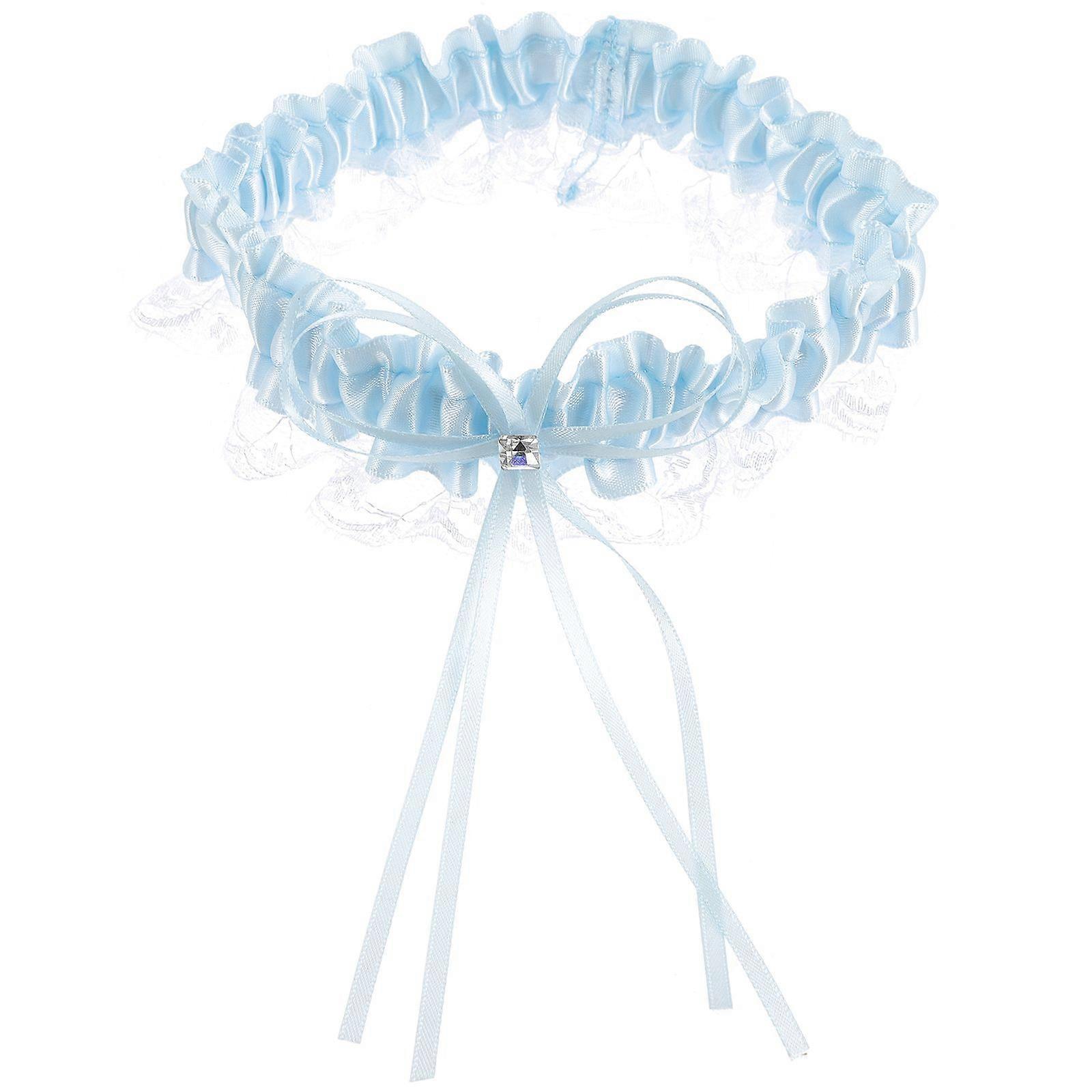 כלה בירית כלה תחרה בירית פפיון בירית ירך סקסי רגל טבעת רגל