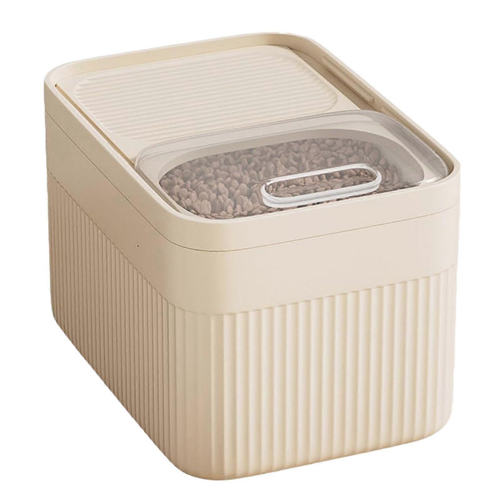 Airtight Pets Food Storage Container, Sealed for Dogs, Cats, with Measuring Cups, Up to 30 lbs