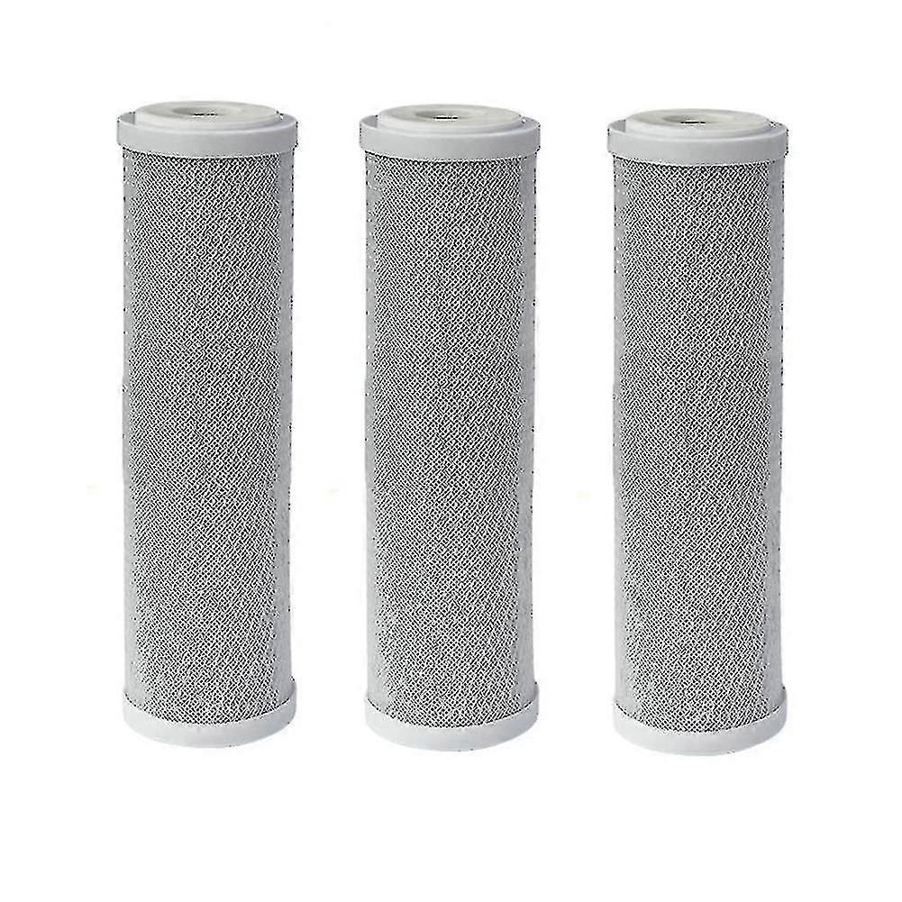 3pcs 10 « Cto Filtres à eau à charbon actif, cartouches de filtre à eau