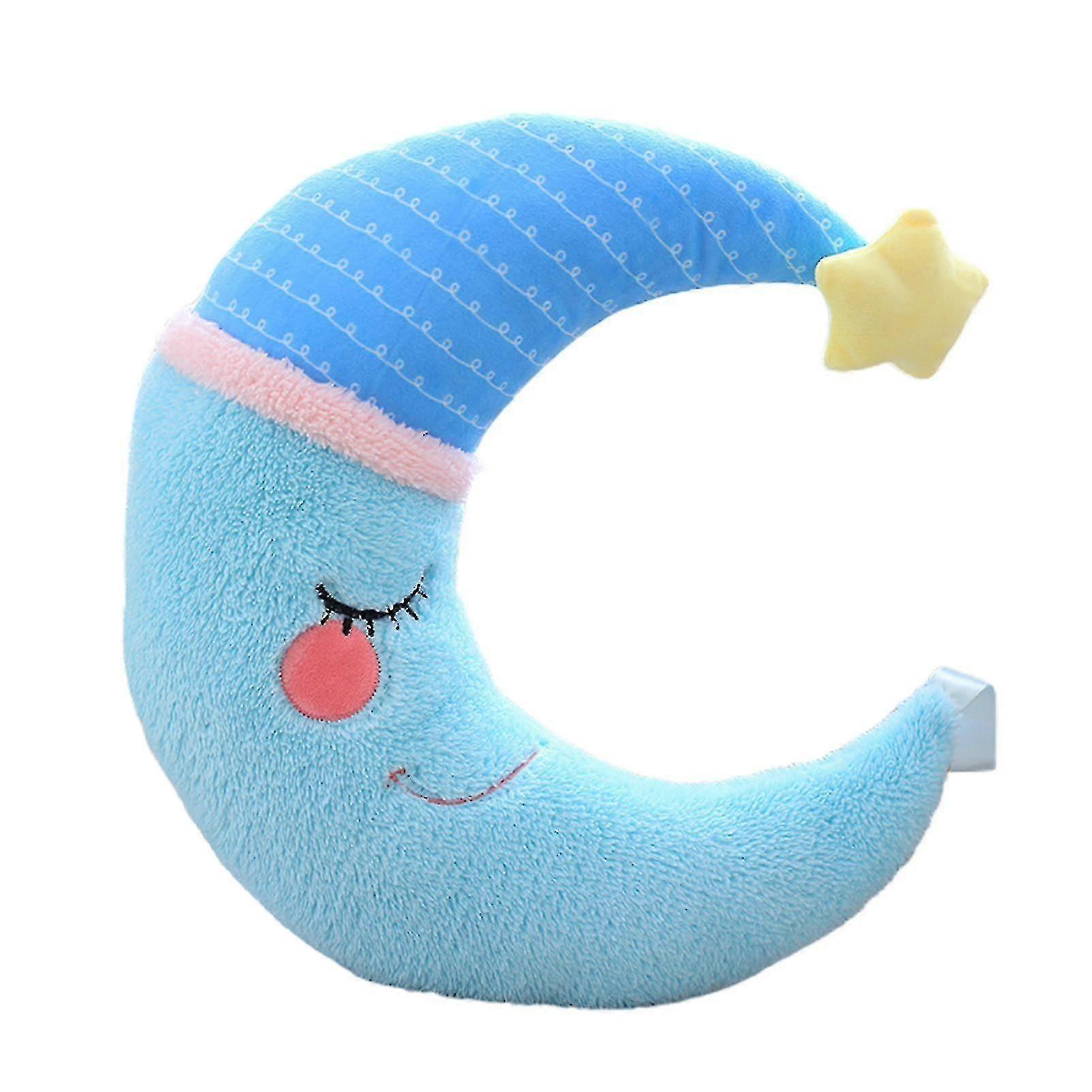 Plush Pillow Soft Fully Stuffed Cozy Touch Sleeping Accompany Doll Sofa Ornament Moon Doll Throw Pillow Plush Toy