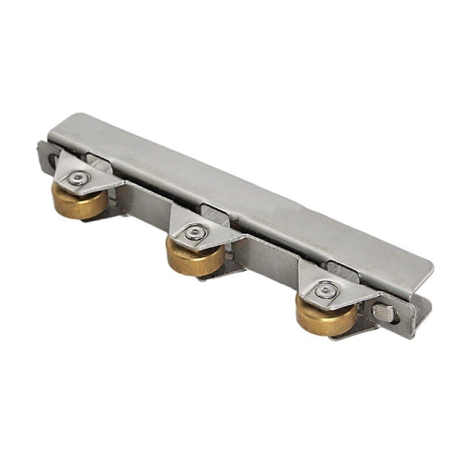 8mm Frameless Glass Door Pulley Track Roller Hardware for Bathroom Sliding Doors, 2 Pcs, Durable Accessory Set
