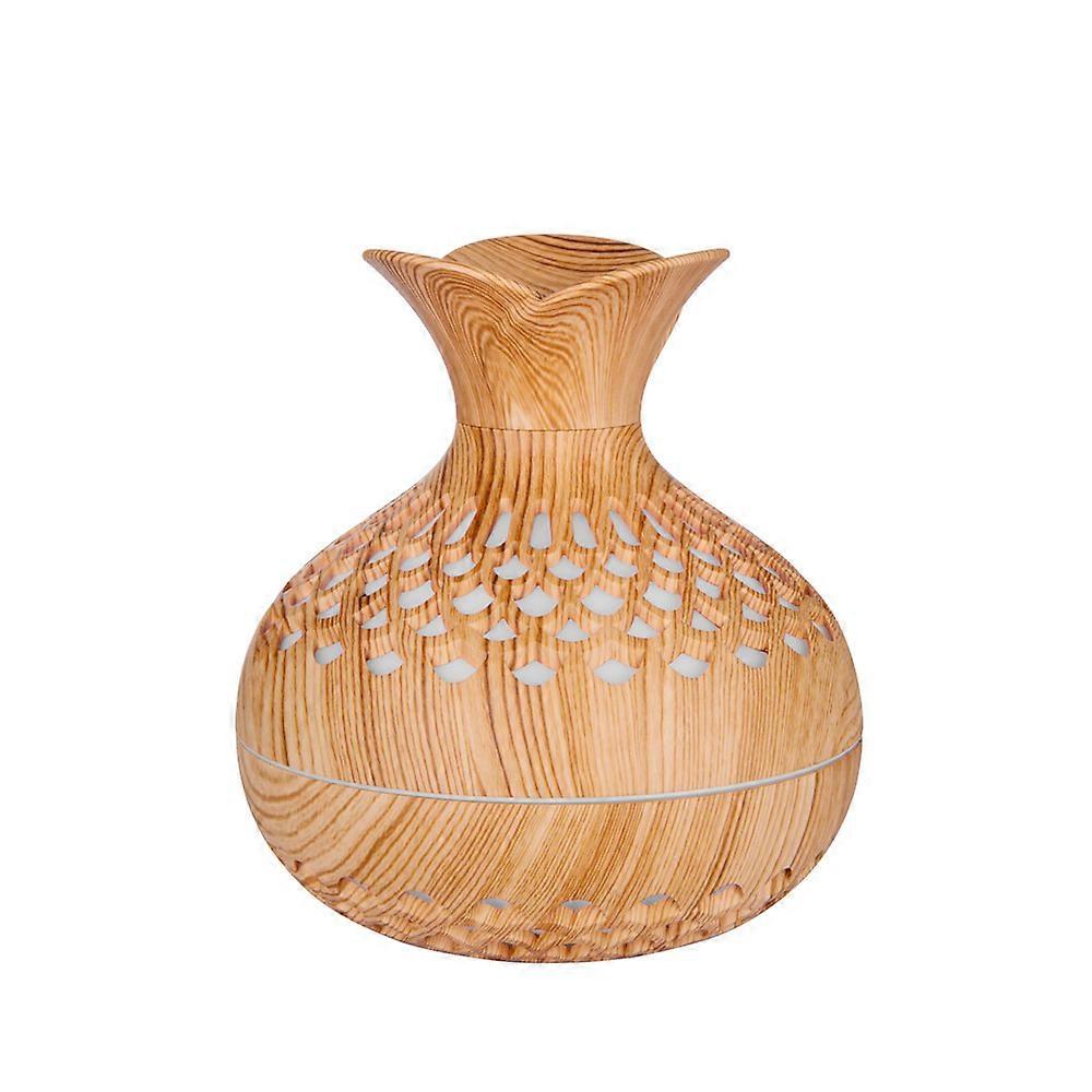 300ml USB Air Humidifier, Mini Humidifier Desktop Humidifier, Hollow Vase Shape Humidifier With Colorful Night Lights