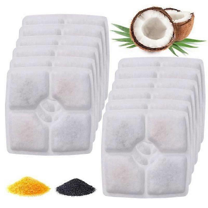 Cat Fountain 60 Water Filter Replacement Filter Replacement Filter for Flower Fountains Diameter 12CM Pack of 60