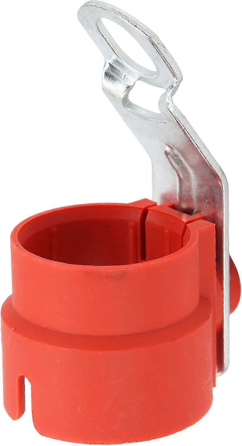 Trailer Socket Holder, Universal Weatherproof Protective Accessory for 7-13 Pin Connector(Red)