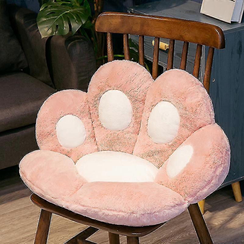 Ins Pé Semi-fechado Urso Pata Almofada Almofada Almofada Imitação Cabelo Tatami Almofada Gato Almofada Almofada Almofada Sofá Almofada