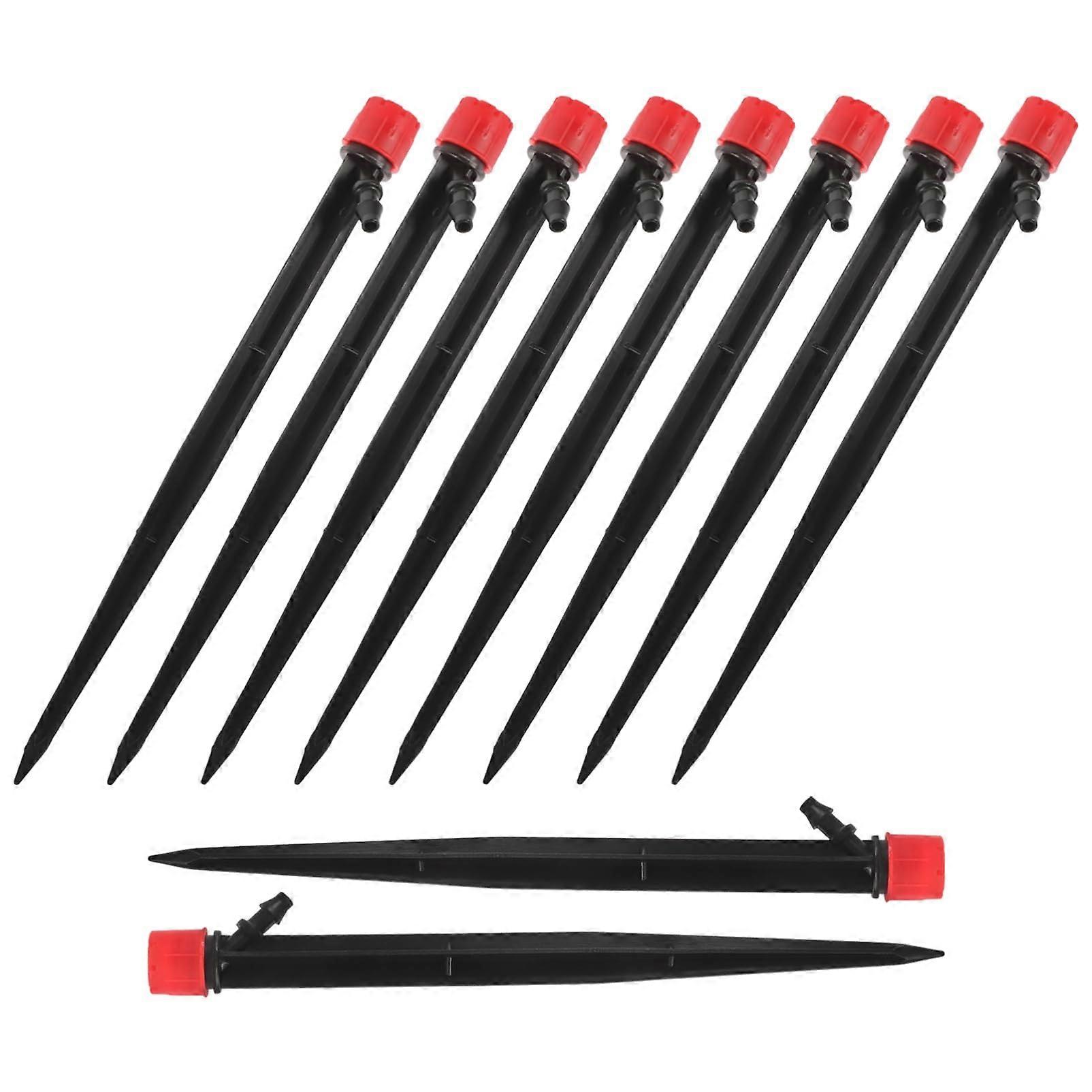 Garden Water Sprayer 50 Pcs Drip Irrigation Emitters Adjustable Flow Easy-Connect Drip System with Stakes for Efficient Watering