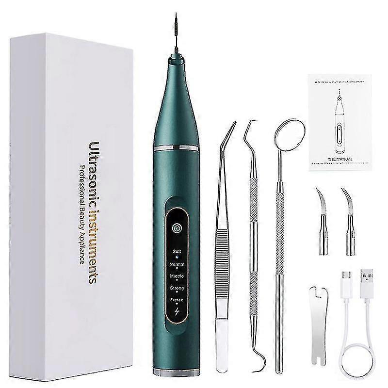 Ultrasonic Scaler Portable Electric Tooth Calculus Remover Tartar Cleaning Tool Kit