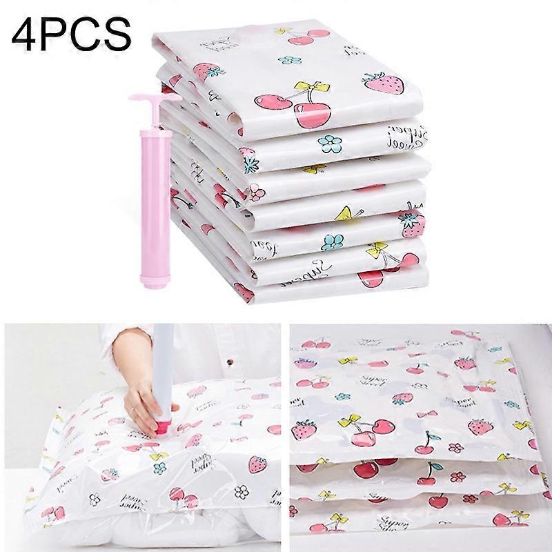 4 PCS Space Saving Vacuum Storage Bag for Clothing