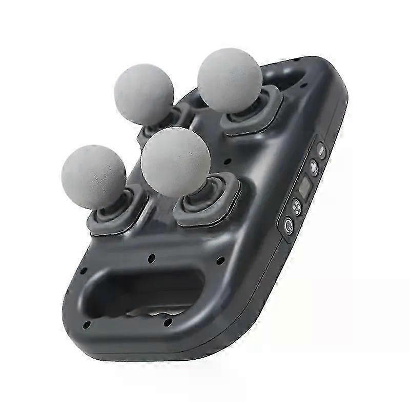 Four Heads Fascia Gun Massage Muscle Back Neck Body Relax Fitness Slimming