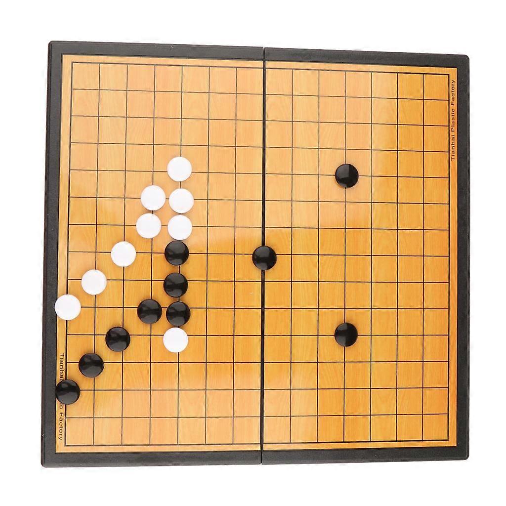 Foldable Chessboard Chinese Go Gobang Renju Game Chess Board and Chess Pieces