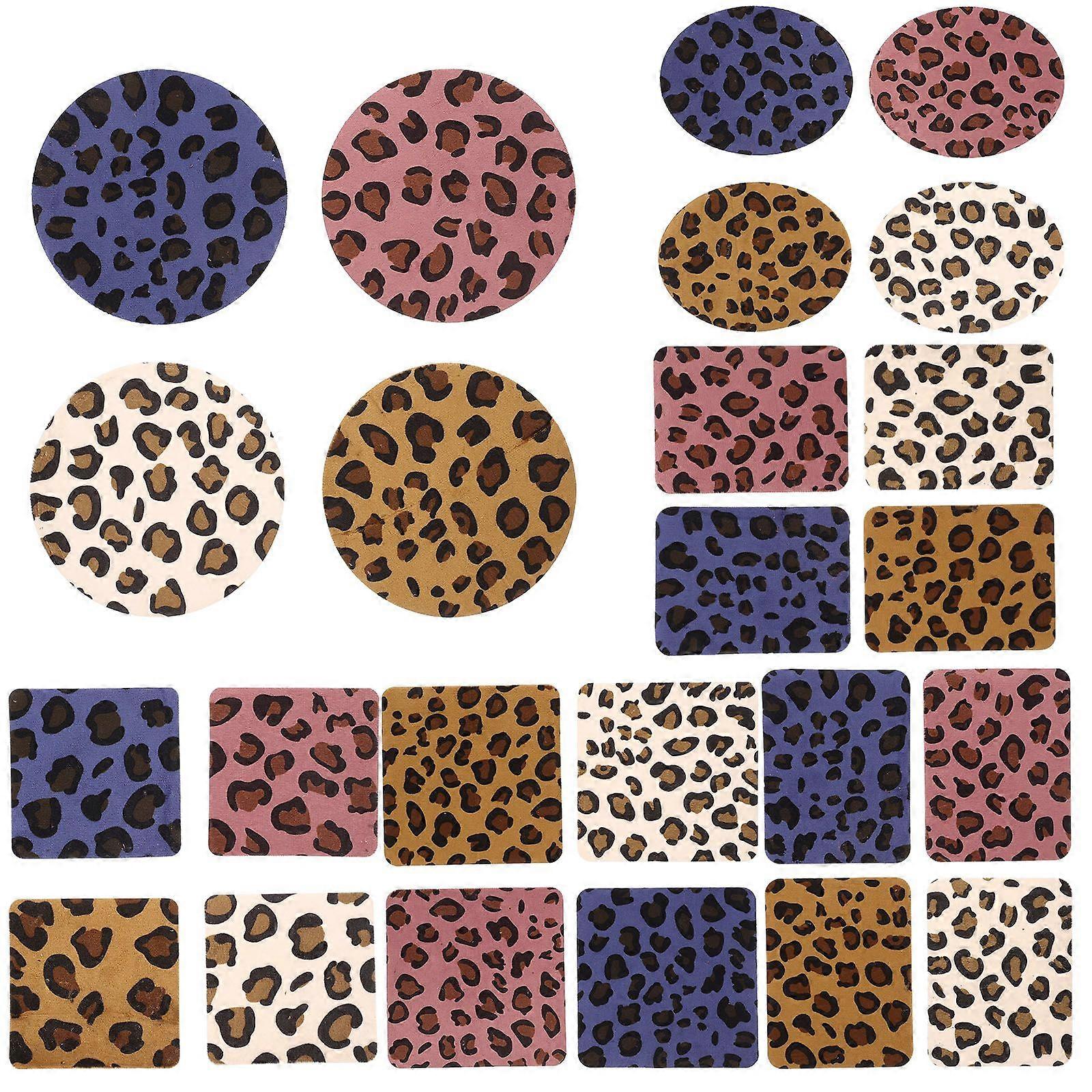 24Pcs Wear-resistant Hat Patches Decorative Coat Patches Compact Clothes Patches