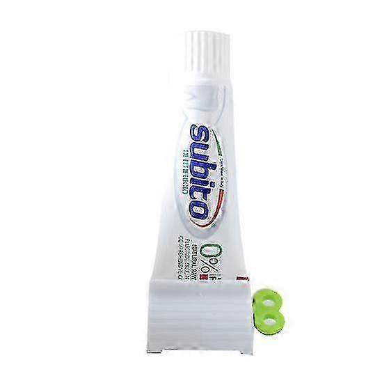 Plastic Toothpaste Squeezer 2 Pack - Green Tube Roller for Toothpaste