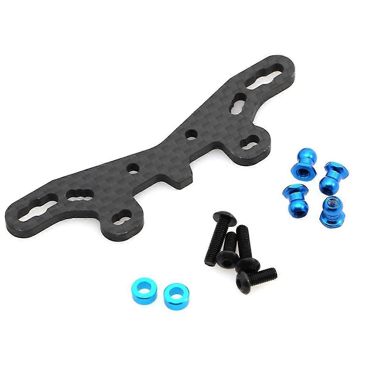 Suitable for TT02S/ 54632 Remote Control Accessories Carbon Fiber Front Shock Mount