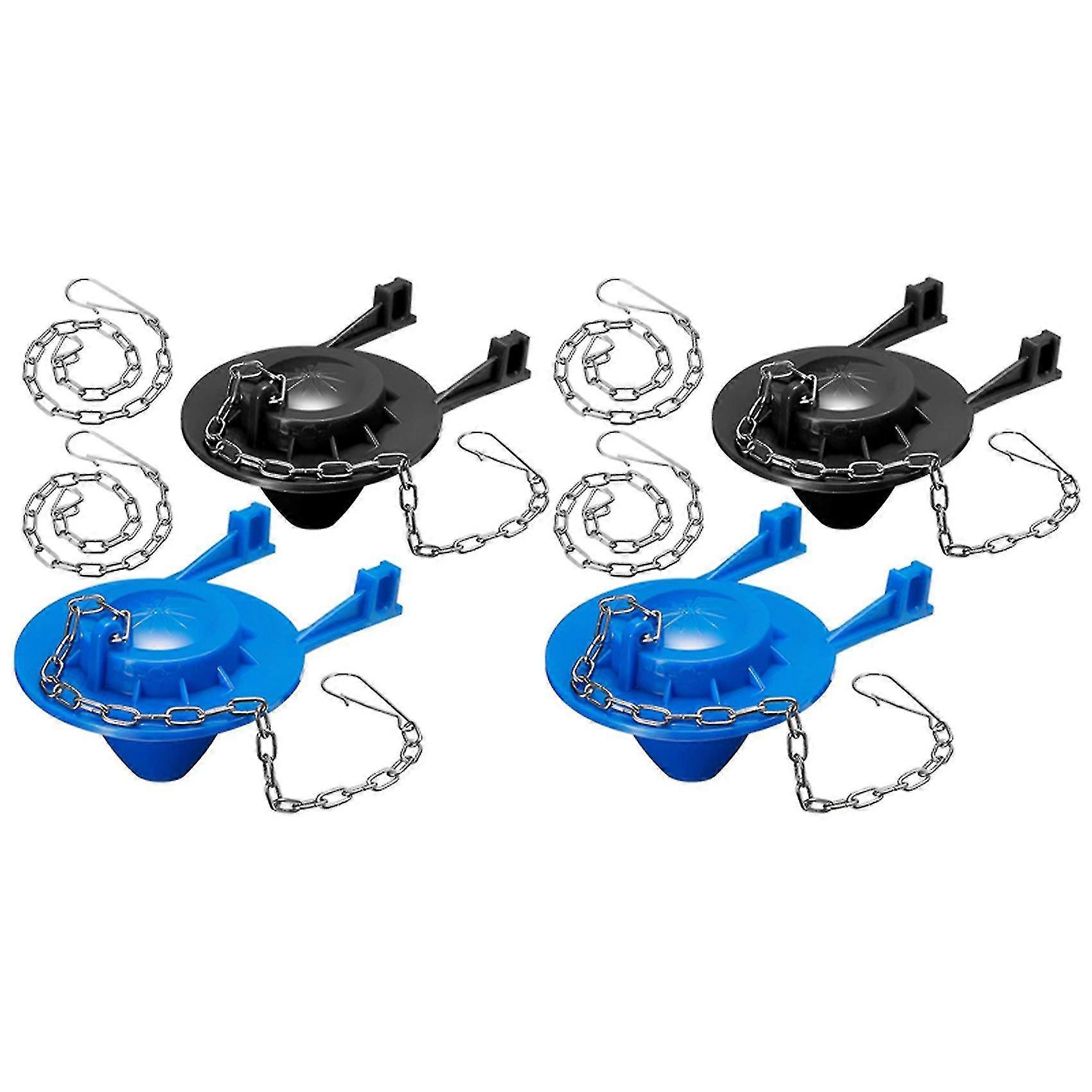 4PCS 2" Toilet Flapper Replacement Water Saving Stopper Kit