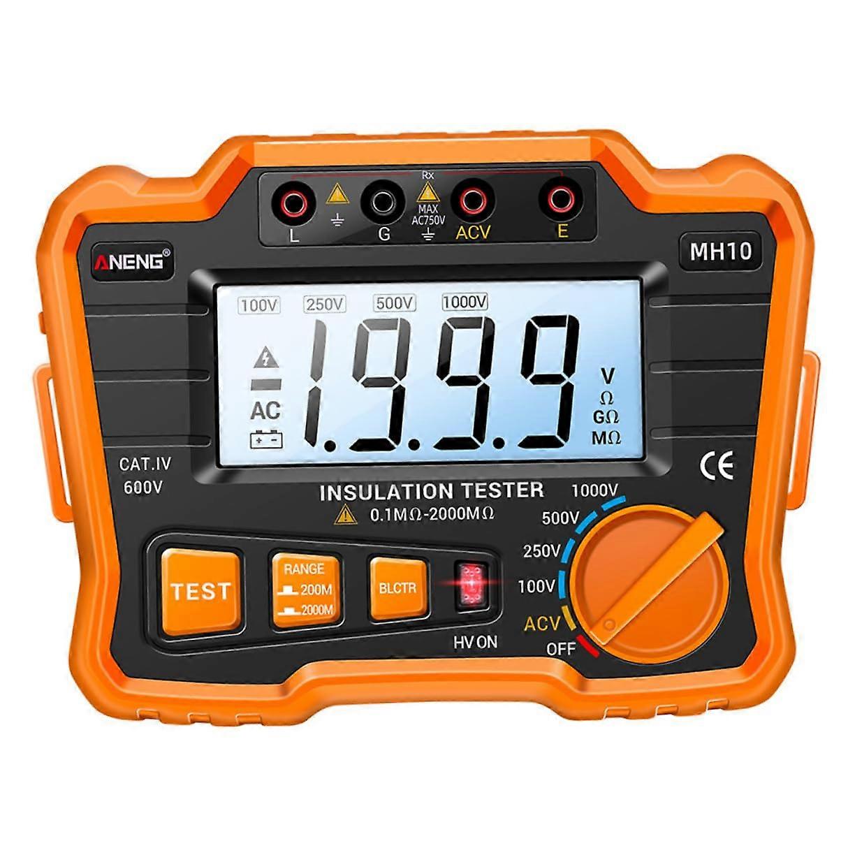 1 Satz Insulation Resistance Tester Megohmmeter With LCD Display