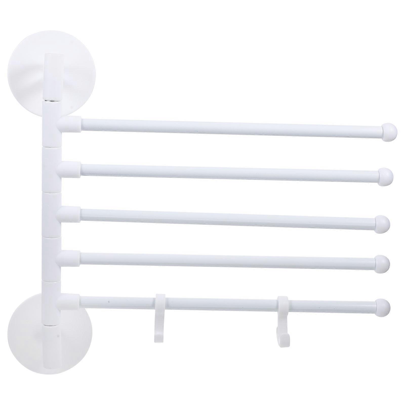 Rotary Towel Rack Stainless Steel Towel Holder for Bathroom Kitchen Space Saving Storage Solution