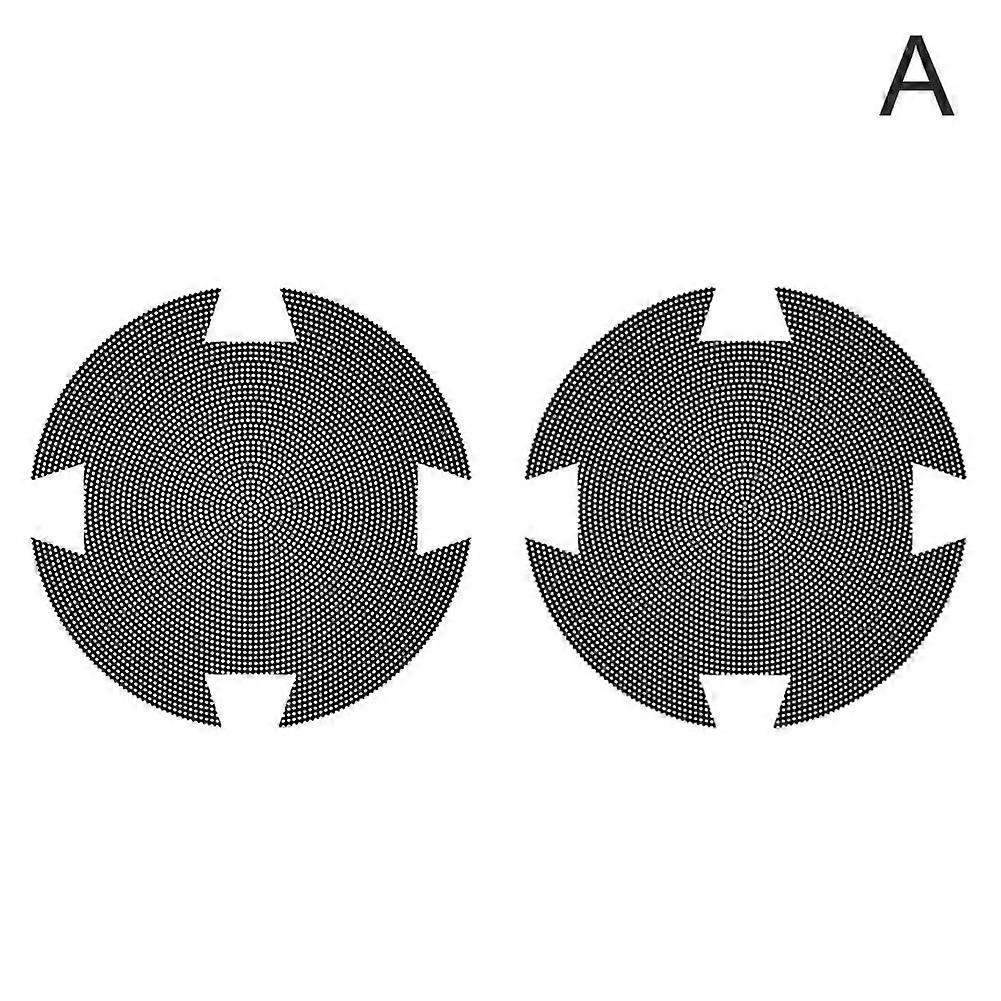 For Ps5 Slim Dust Filter 2PCS Black 12cm Dust Shield Protector Console Cover Anti Dust Net