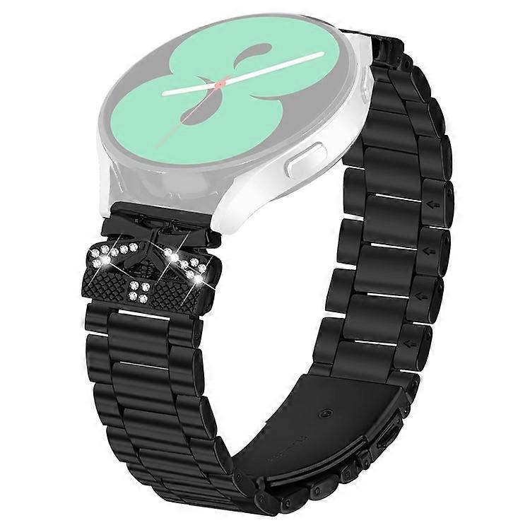 حزام بديل متوافق مع Garmin Forerunner 245 / Forerunner 245 الموسيقى فراشة أحجار الراين ديكور معدنية ووتش الفرقة