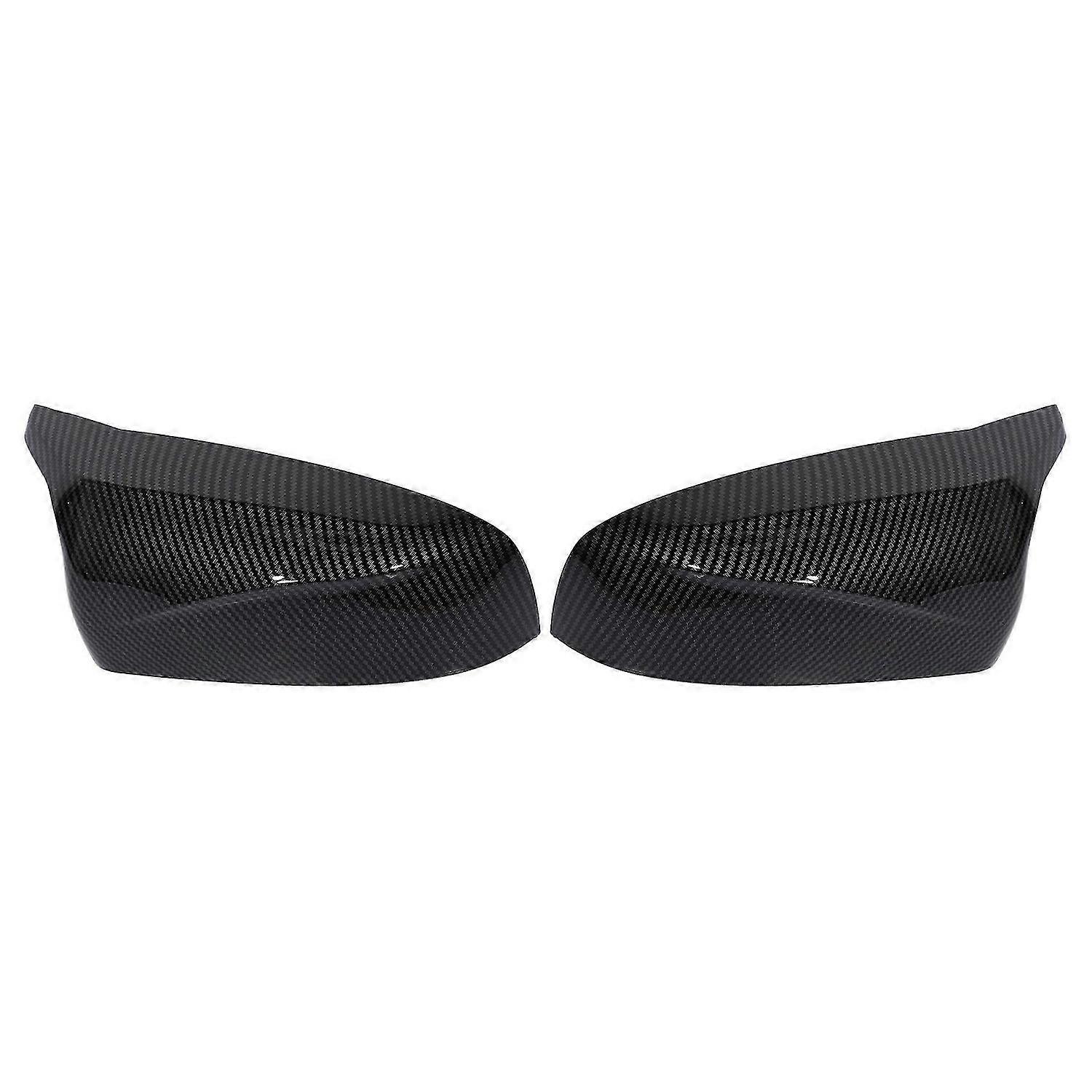 Carbon Fiber Rearview Mirror Cover Side Wing Mirror Caps Protector for X5 E70 X6 E71 2008 2009 2010