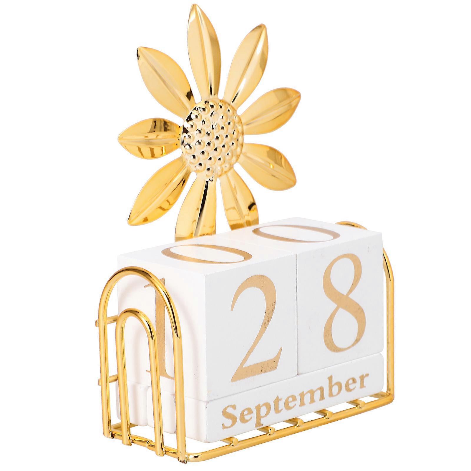 Functional Wooden Calendar, Attractive Date Display for Everyday Use