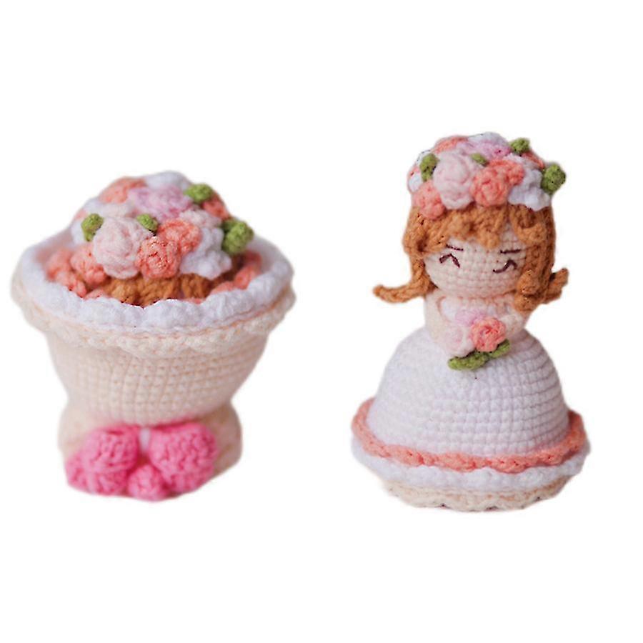 2025 DIY Wool Bride Doll Crochet Kit for Beginners