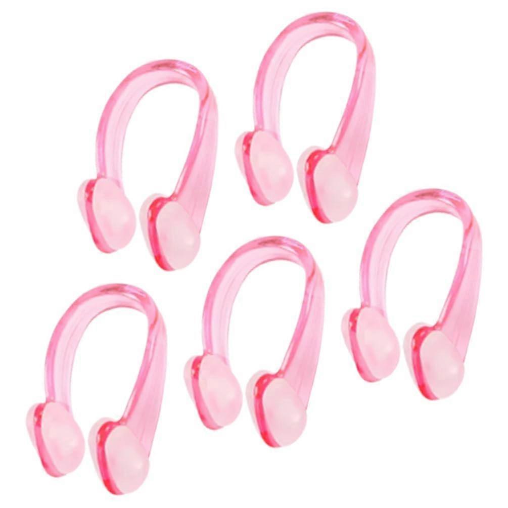Your task is to strictly check the information I provided: swimming accessories 5 pieces nose clips diving nose plugs water comfortable wearable not,