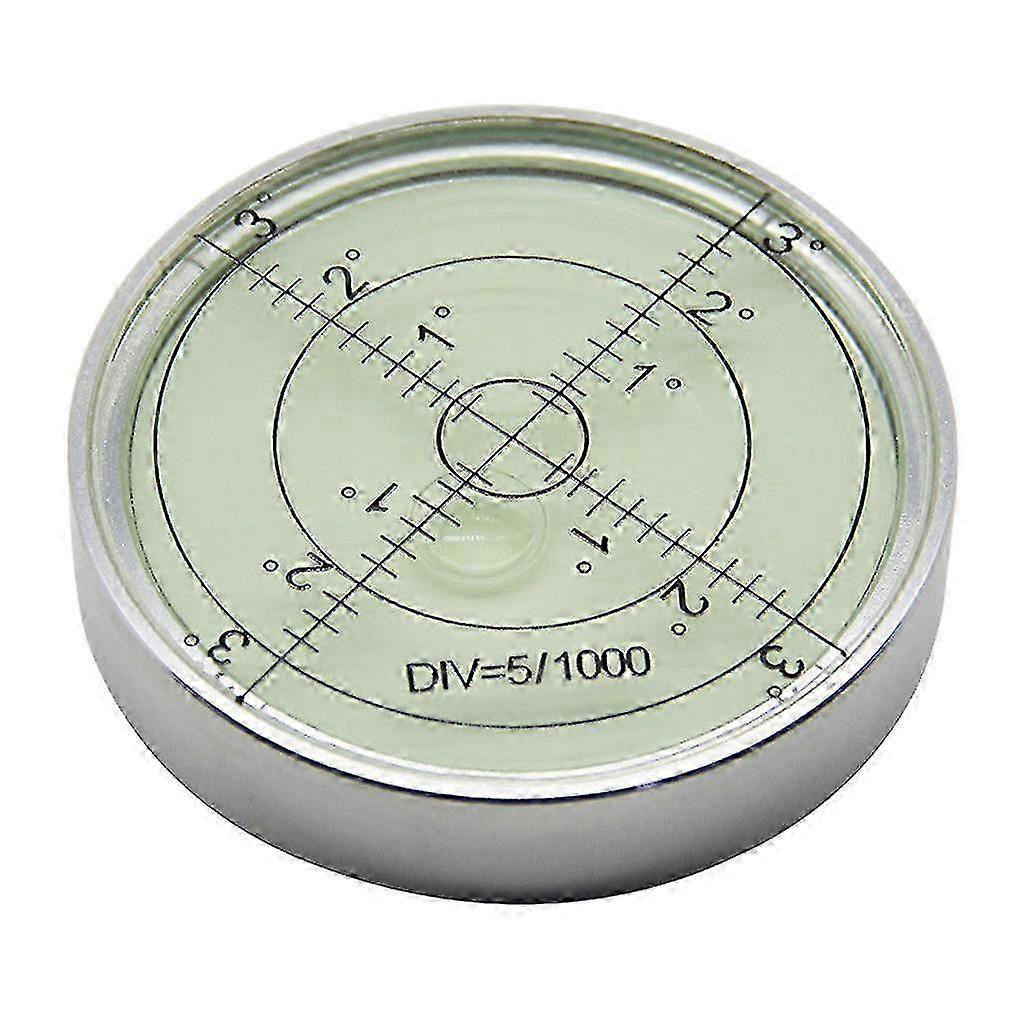 High Precision Round Bullseye Bubble Level Spirit Bubble Surface Level Bubble