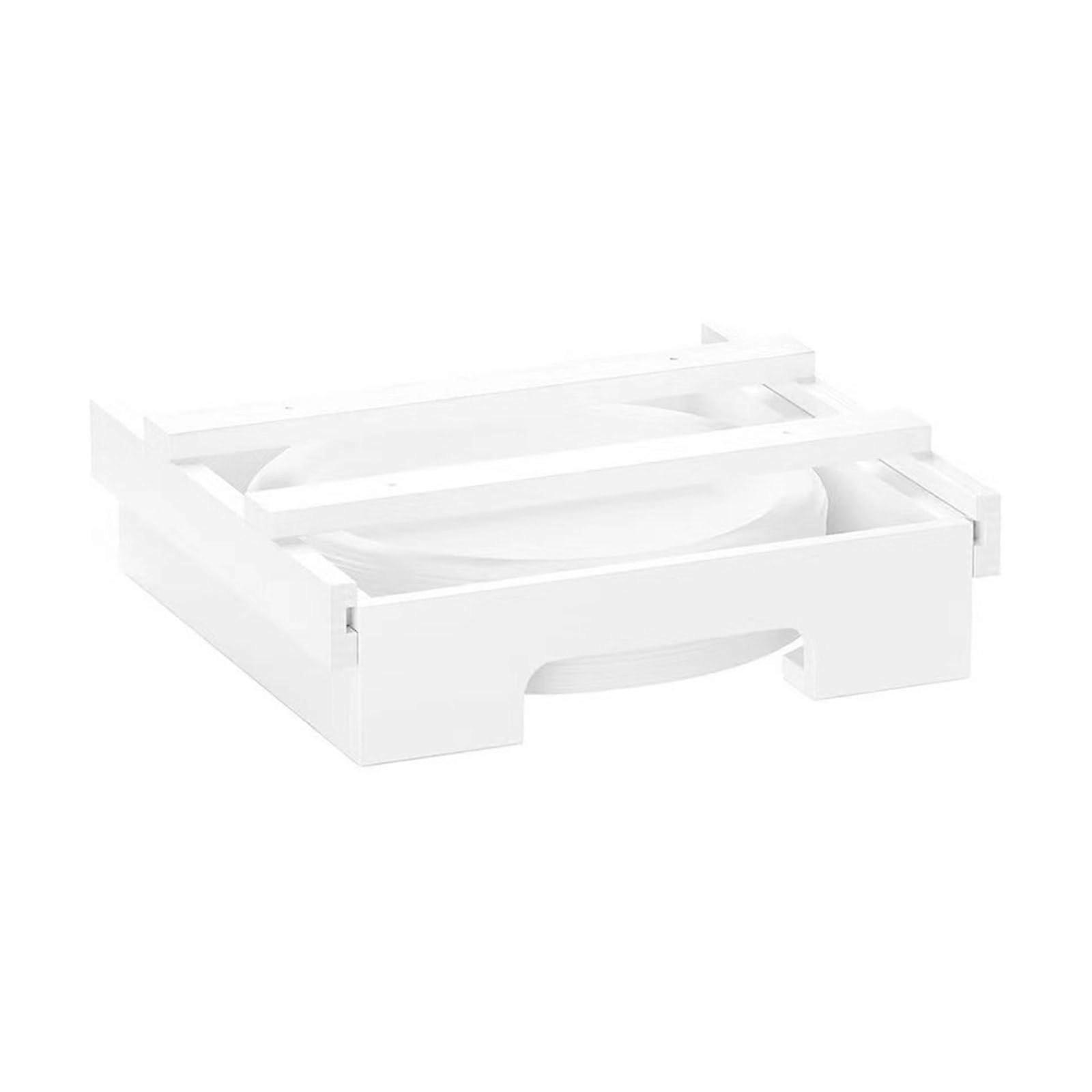 Kitchen paper plate dispenser, spacesaving, vertical, for parties and picnics, practical