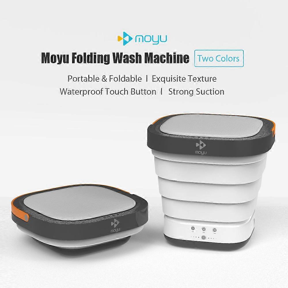 Moyu Folding Wash Machine XPB08-F1 Mini Portable Laundry Machine Washing Machine Gift For Home Travel 220V