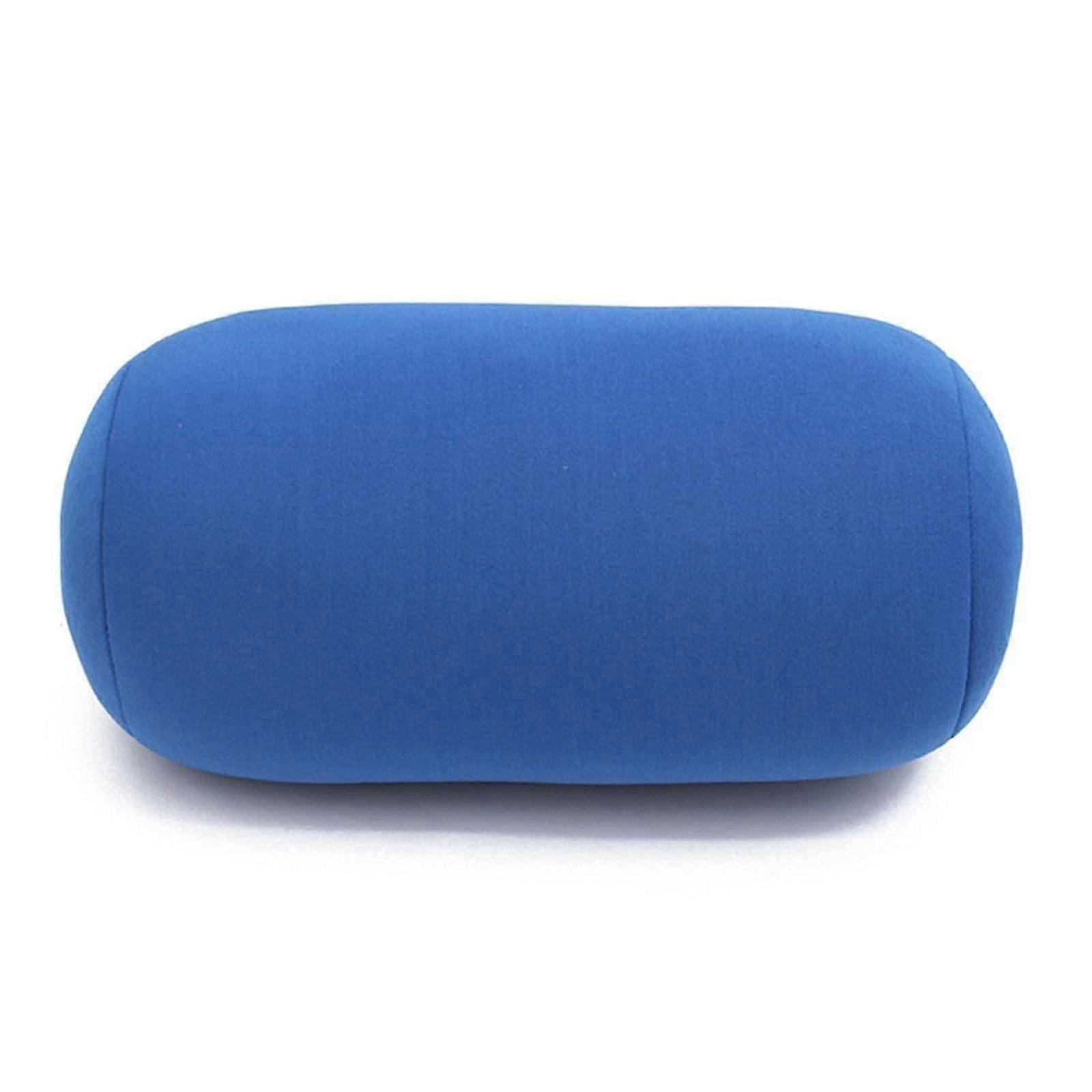 2x デラックスチューブマイクロビーズボルスター枕、取り外し可能なカバー付き、無臭でフレキシブル、ヘッド、ネック、バックサポート ホーム&アウェイ用ランダムカラー(xiatian)