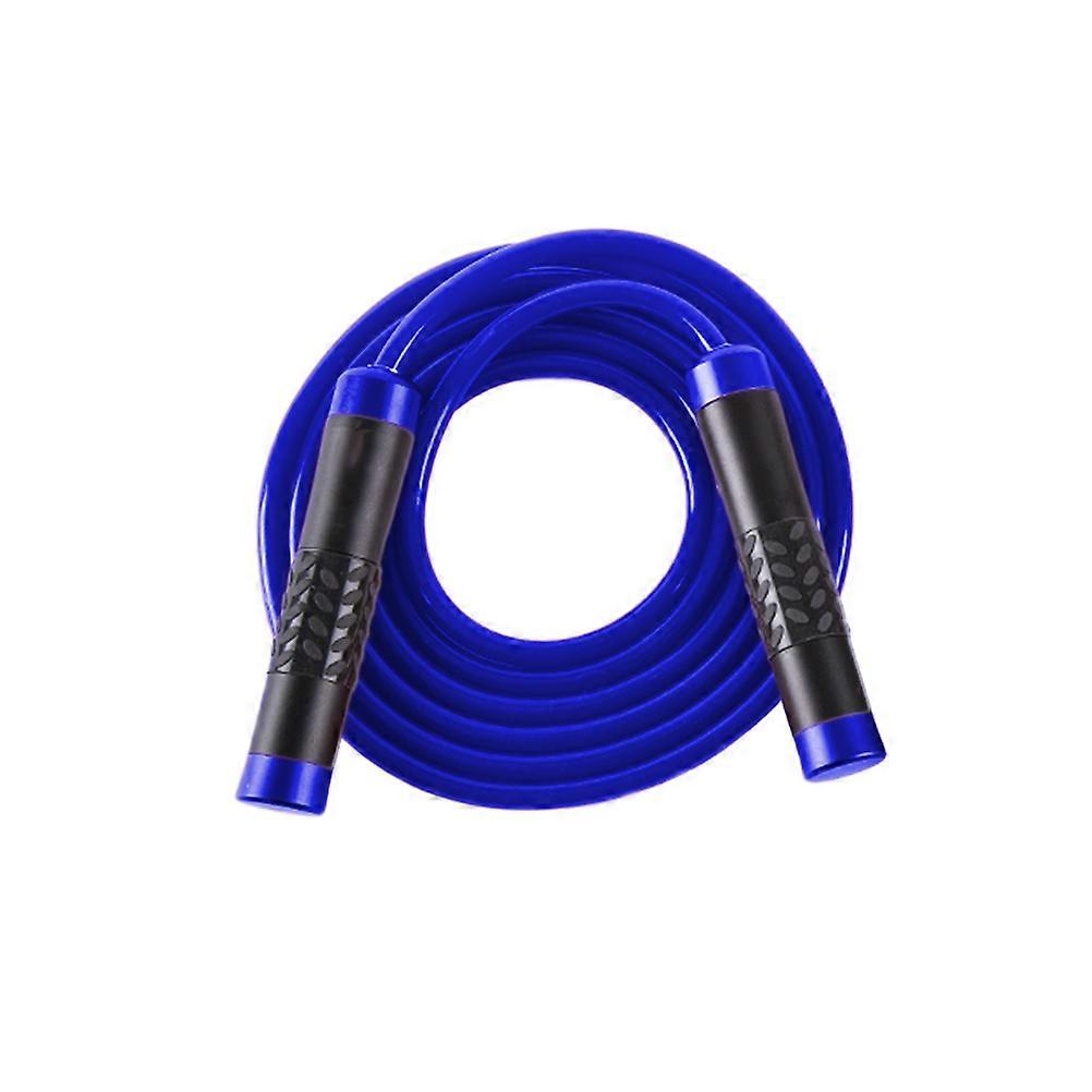 Jump Rope Weighted Aluminum Alloy Handle for MMA Workout Training Blue 3M Nervous System Exercise 1Set