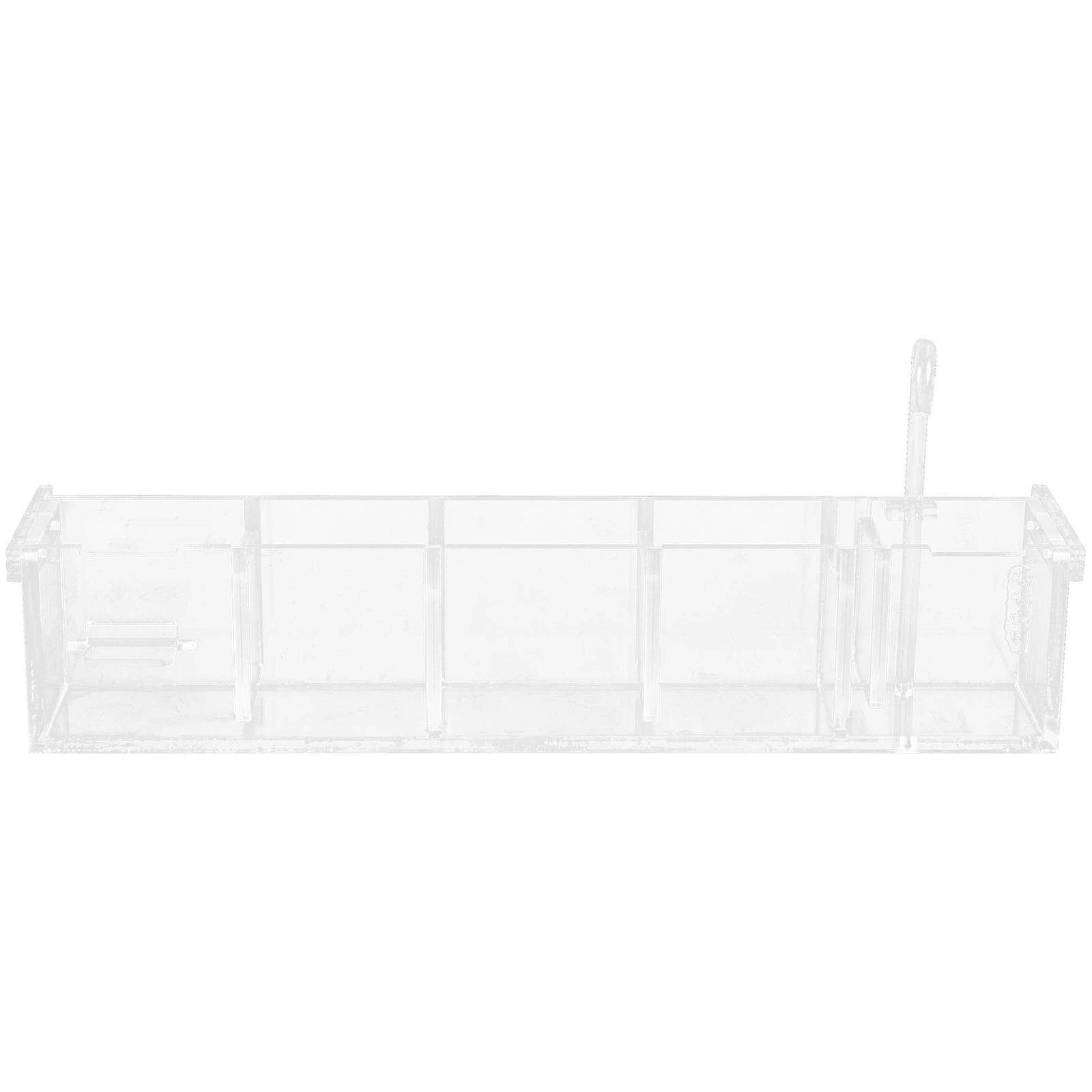 Clean Aquarium Box Filter Box Home Aquarium Use Acrylic Rectangular Filtration 1Set