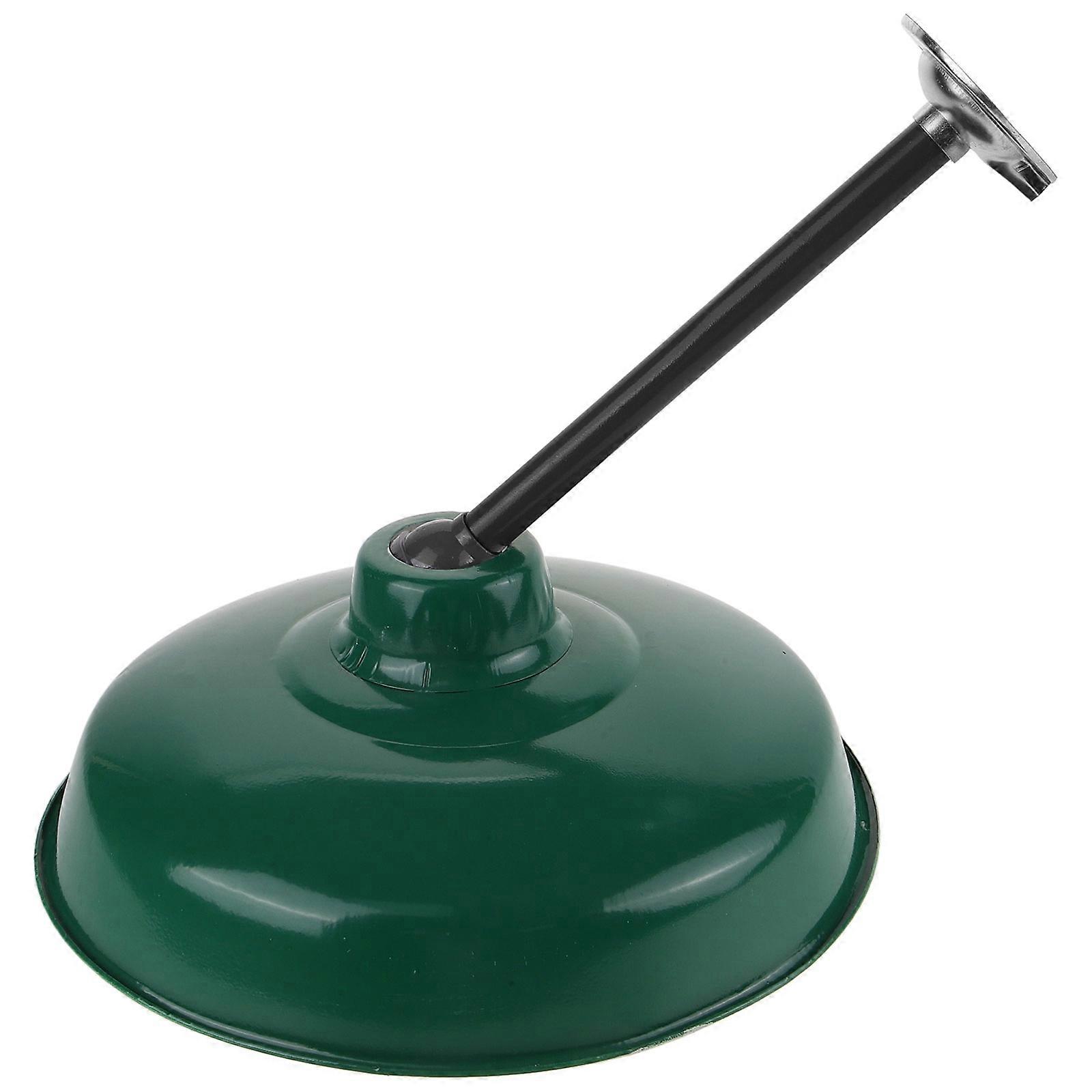 Dark Green Lamp Shade Vintage Lampshades Enamel Light Cover Retro Design Lighting Equipment 1Set